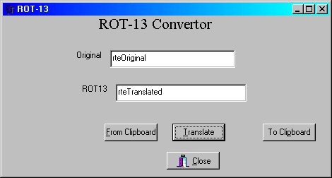 ROT-13 screen